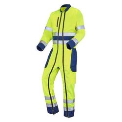 COMBINAISON DE TRAVAIL HV 2 ZIPS FLUO BASE XP
