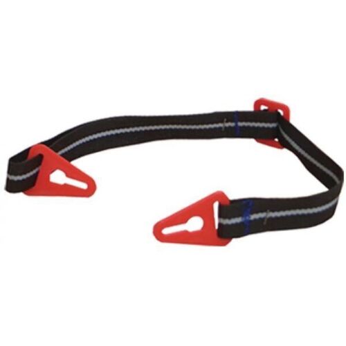 JUGULAIRE 2 POINTS D'ACCROCHE TEXTILE REGLABLE NOIR - 6CHIN20NSI