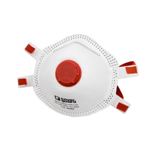 BOITE DE 10 MASQUES ANTIPOUSSIERES JETABLES AVEC VALVES FFP3 NR - 6RES130NSI