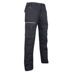 PANTALON DE TRAVAIL RENFORC&Eacute; ET MULTIPOCHES C/P BASALTE - 1425