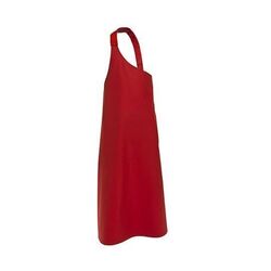 TABLIER BOUCHER CHARCUTIER COTON/POLY ROUGE - 0222