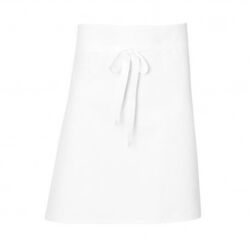 TABLIER BOULANGER BLANC LONGUEUR 55CM - 4804