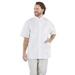 TUNIQUE HOMME PRESSIONS INOX 65 % POLYESTER / 35 % COTON SERG&Eacute; 200 G - TEO