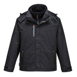 PARKA 3 EN 1 RADIAL 100% POLYESTER AVEC DOUBLURE POLAIRE ET CAPUCHE AMOVIBLE - S553