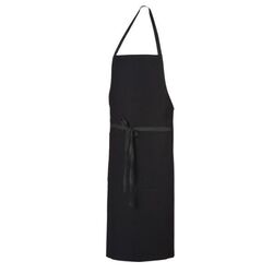 NE PLUS UTILISER - TABLIER A BAVETTE 100% COTON PISE