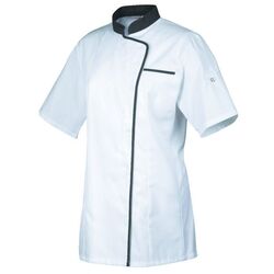 VESTE DE CUISINE FEMME MANCHES COURTES P/C RESPIRANT - EXPRESSION