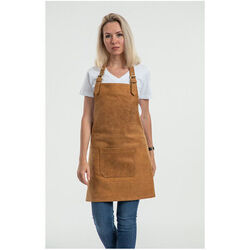 TABLIER A BAVETTE 100% CUIR AGNEAU - PM320 X00057
