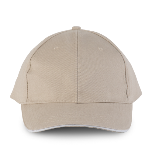 CASQUETTE EN COTON 6 PANNEAUX 100% COTON 300GRS - KP011