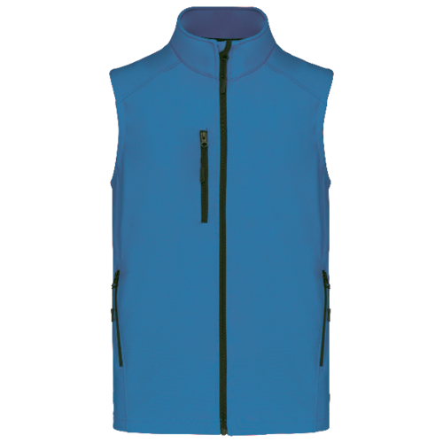 GILET SOFTSHELL SANS MANCHES 95% POLYESTER 5% ELASTHANNE 300GRS - K403