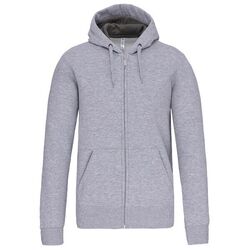 SWEAT-SHIRT ZIPP&Eacute; CAPUCHE UNISEXE 80% COTON 20% POLYESTER 360GRS - K444