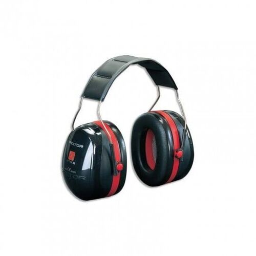 CASQUE ANTIBRUIT�3M PELTOR OPTIME III 35�DB NOIR/ROUGE SERRE-T&Ecirc;TE - H540A-411-SV
