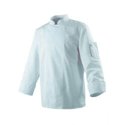 VESTE DE CUISINE MANCHES LONGUES P/C - NERO