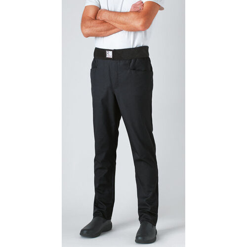 PANTALON DE CUISINE RESPIRANT AVEC CEINTURE ELASTIQUEE - ARCHET
