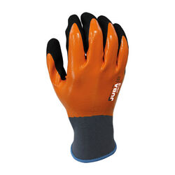 GANT DE TRAVAIL POLYESTER AVEC DOUBLE INDUCTION NITRILE "AGILITY DRY" POIGNET ELASTIQUE - 5116FC