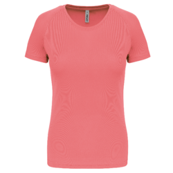 TEE-SHIRT SPORT MANCHES COURTES FEMME 100% POLYESTER 140GRS - PA439