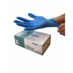 GANT D'EXAMEN NITRILE NON POUDR&Eacute; BLEU GE-NNP (BOITE DE 100 GANTS) Fin de s&eacute;rie