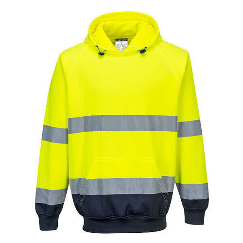 SWEAT SHIRT &Agrave; CAPUCHE HV BICOLORE - B316