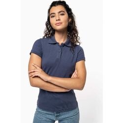 POLO FEMME MANCHES COURTES COTON/STRETCH