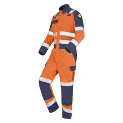 COMBINAISON 1 ZIP GALAN ORANGE FLUO/BLEU MARINE 50% POLYESTER 49% COTON 1% FIBRE ANTISTATIQUE 295GR/M² - 9G728505 COMBINAISON 1 ZIP GALAN ORANGE FLUO/BLEU MARINE 50% POLYESTER 49% COTON 1% FIBRE ANTISTATIQUE 295GR/M² - 9G728505