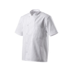 VESTE DE CUISINE MANCHES COURTES - INOX AUCH VESTE DE CUISINE MANCHES COURTES - INOX AUCH