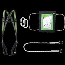KIT NACELLE RETENUE AU TRAVAIL AVEC HARNAIS, LONGE EN CORDE TRESSEE ET MOUSQUETONS - FA8000100