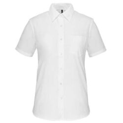 CHEMISE FEMME MANCHES COURTES 65% POLYESTER 35% COTON 100GRS - K548