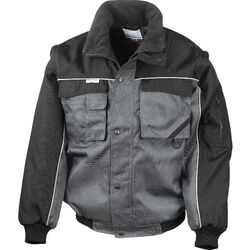 BLOUSON MANCHES AMOVIBLES 100% POLYESTER ENDUCTION PVC HEAVY DUTY - R71
