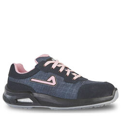 CHAUSSURE DE SECURITE FEMME BASSE TEXTILE FINITION JEANS ESD S1P SRC - AMY