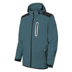 VESTE SOFTSHELL A CAPUCHE HORIZON GRIS - 0995