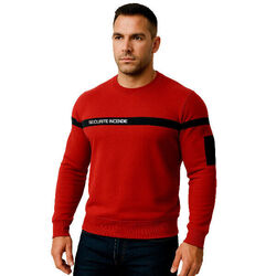 SWEAT SHIRT POLY/COTON AVEC MARQUAGE C�UR "SECURITE INCENDIE" - SWSI