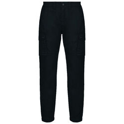PANTALON DE TRAVAIL CARGO UNISEXE AVEC BAS ELASTIQUE 65% POLYESTER / 35% COTON 255GRS - WK711