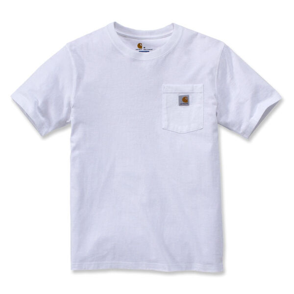 TEE-SHIRT MANCHES COURTES CARHARTT POCHE POITRINE COTON - 103296