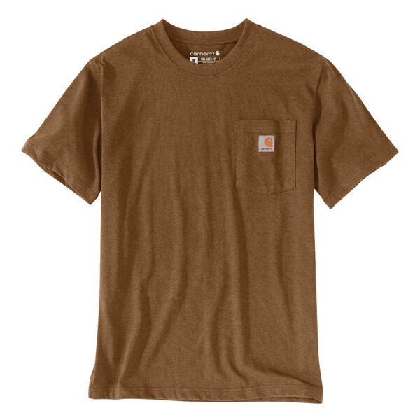 TEE-SHIRT MANCHES COURTES CARHARTT POCHE POITRINE COTON - 103296